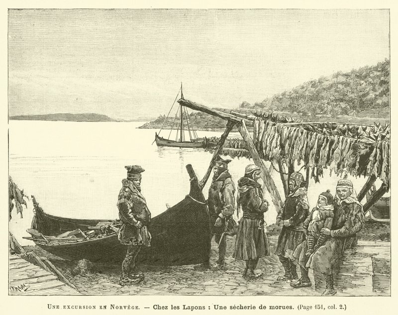 An Excursion in Norway (engraving) by French School