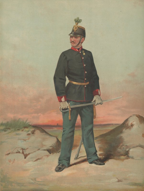 Unidentified French Soldier by French School