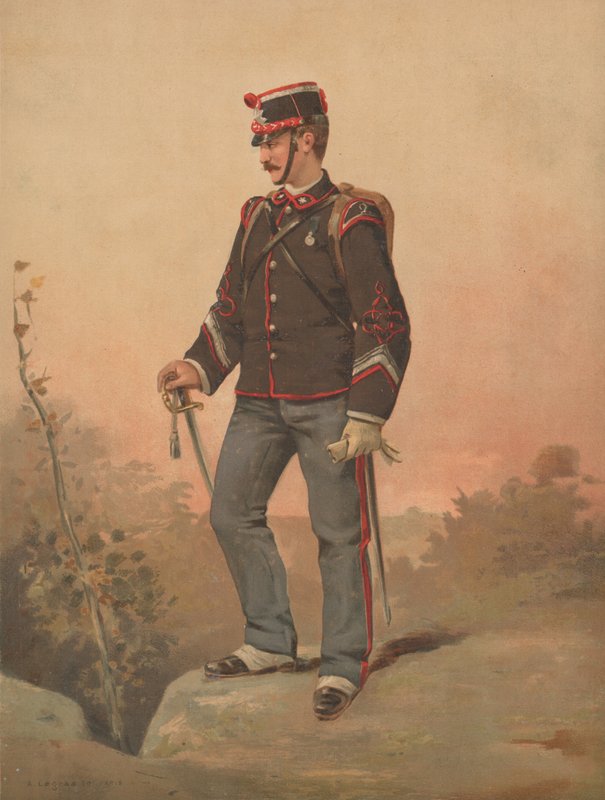 Unidentified French Soldier by French School