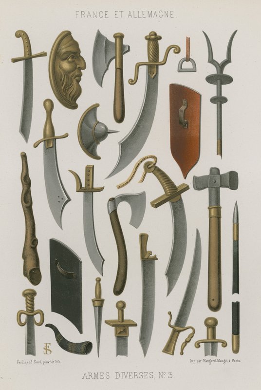 Various arms of France and Germany by French School
