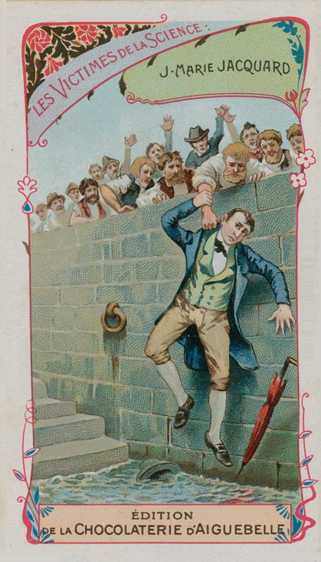 Victims of Science: Joseph Marie Jacquard by French School