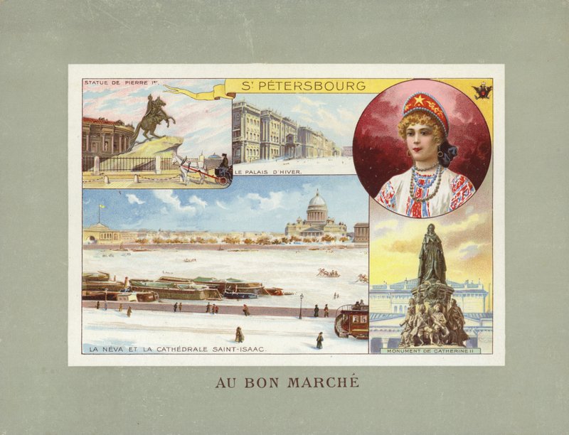 Views of St Petersburg by French School