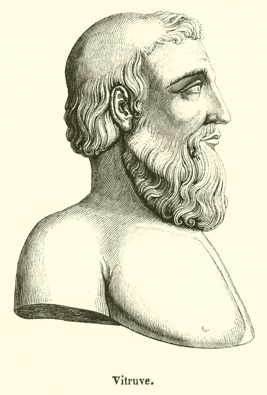 Vitruvian Man (engraving) by French School