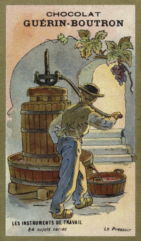 Wine Press by French School