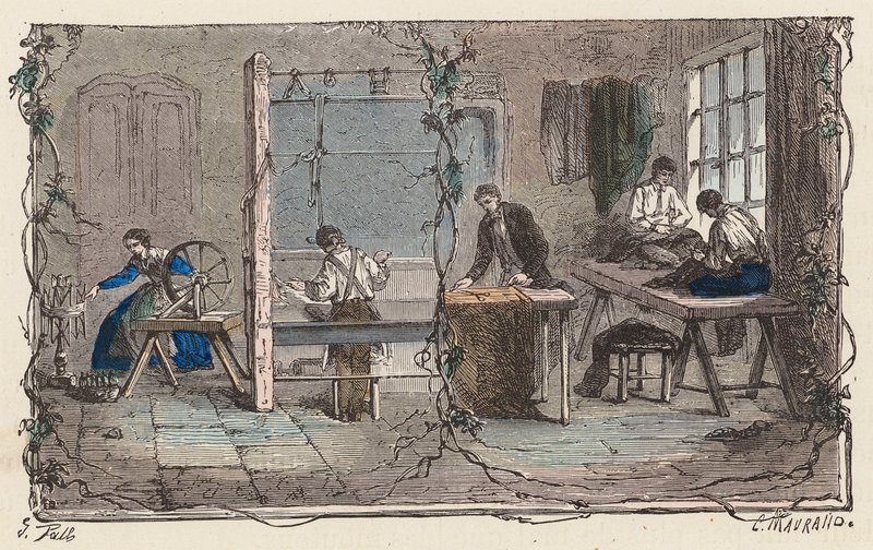 Working with Wool by French School