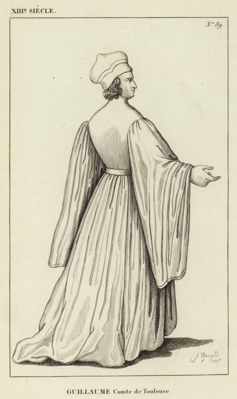 13th Century, William, Count of Toulouse (engraving) by French School