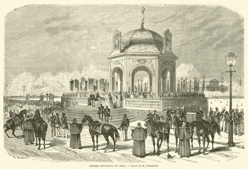 Jordan, Blessing of the waters by French School
