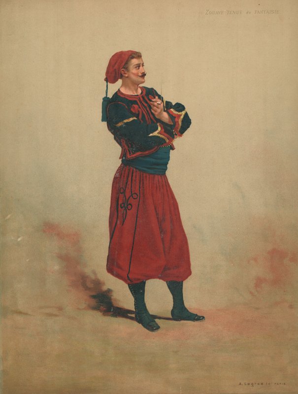 Zouave, Fancy Uniform by French School