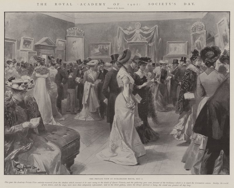 The Royal Academy of 1902, Society