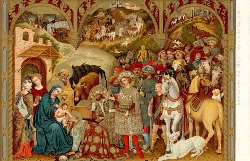 Adoration of the Magi by Gentile da Fabriano