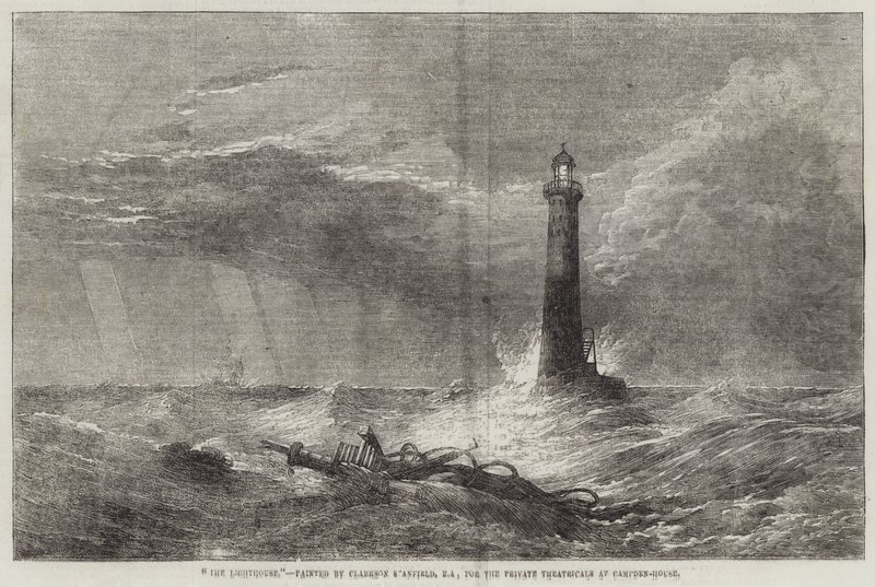 The Lighthouse by George Clarkson Stanfield