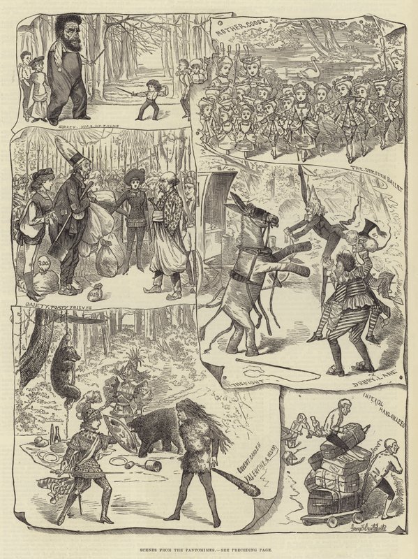 Scenes from the Pantomimes by George Cruikshank