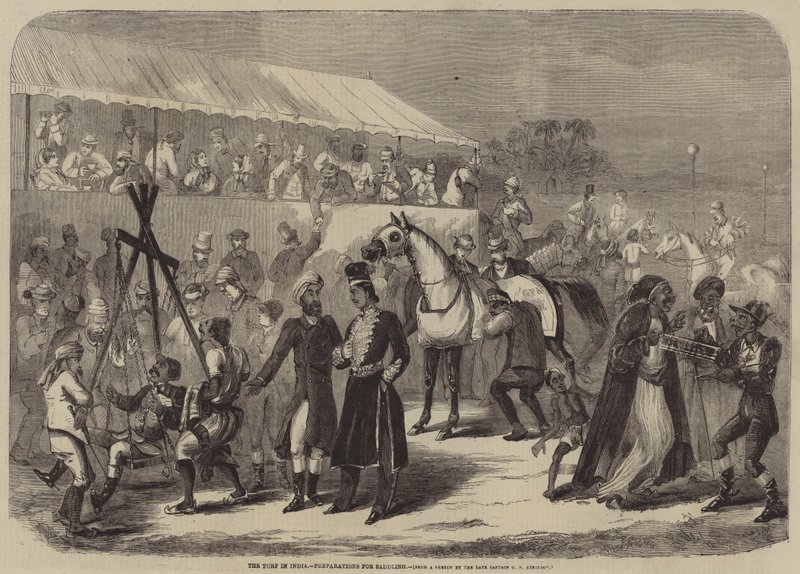 The Turf in India, Preparations for Saddling by George Francklin Atkinson