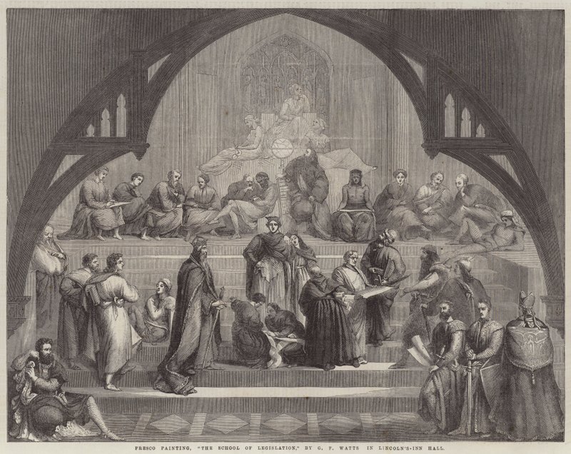 The School of Legislation by George Frederick Watts