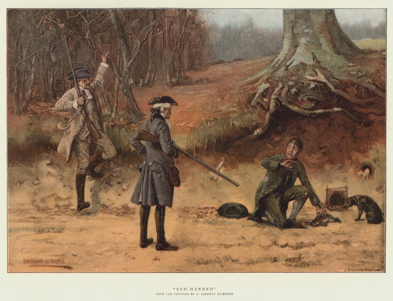 Red-Handed by George Goodwin Kilburne