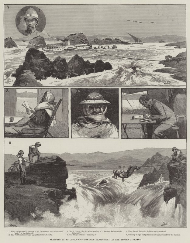 Sketches by an Officer of the Nile Expedition, at the Second Cataract by George L. Seymour
