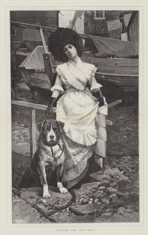 Waiting for the Boat by George L. Seymour