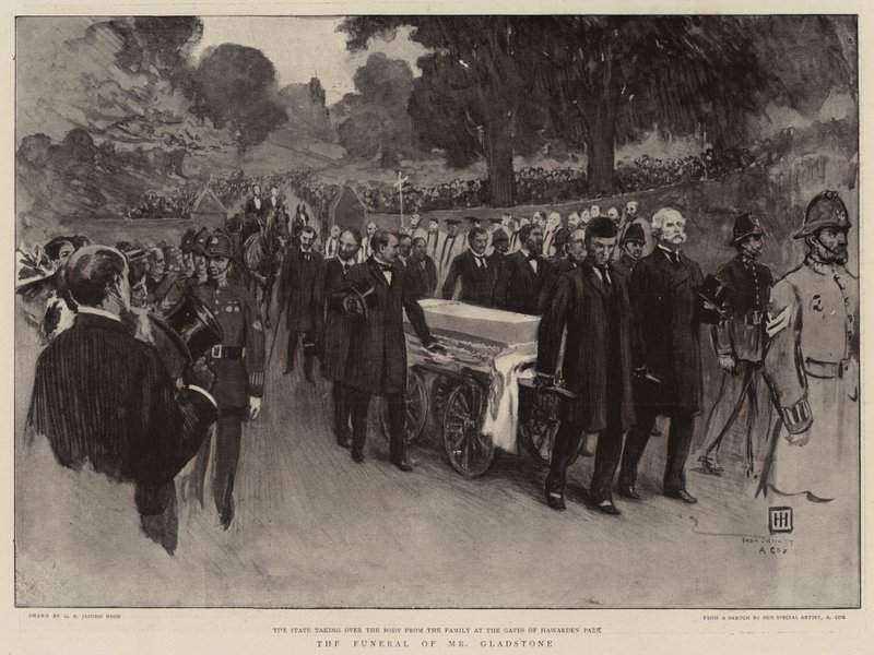 The Funeral of Mr Gladstone by George Percy Jacomb Hood