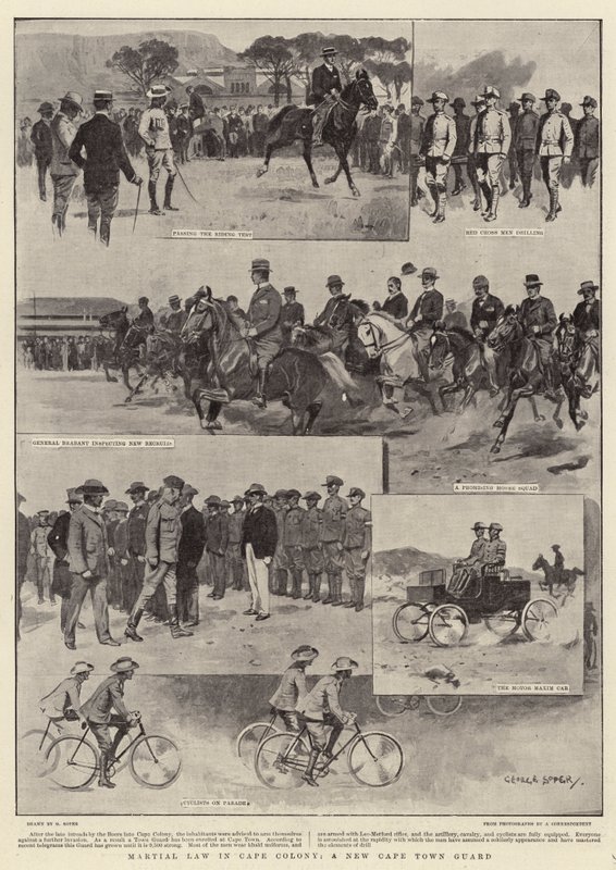 Martial Law in Cape Colony, a New Cape Town Guard by George Soper