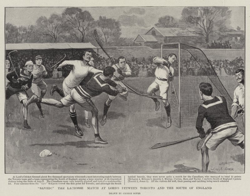 Saved! The Lacrosse Match at Lord