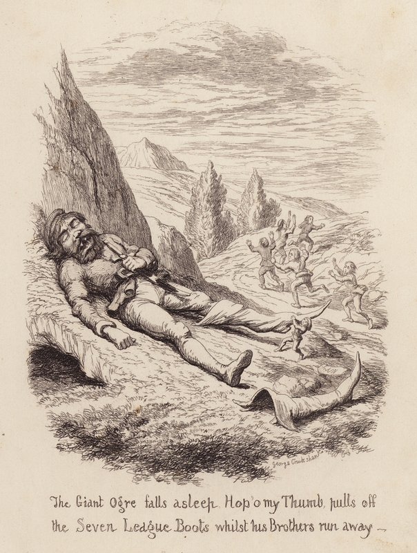 Hop O’ My Thumb by George (after) Cruikshank