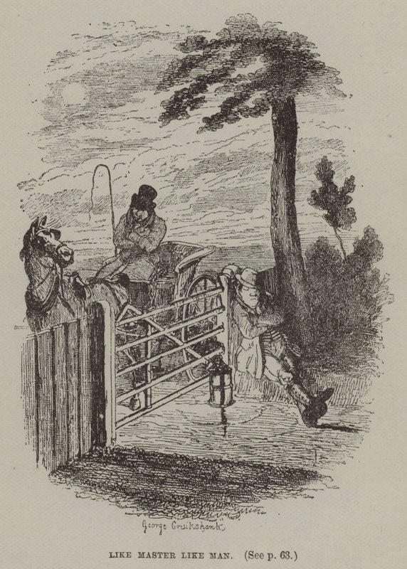 Like Master Like Man by George (after) Cruikshank