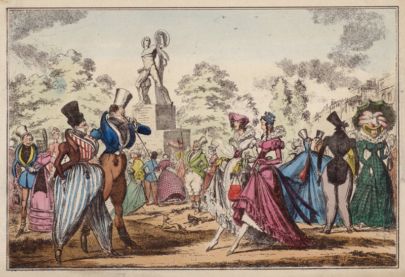 Monstrosities of 1822 by George (after) Cruikshank