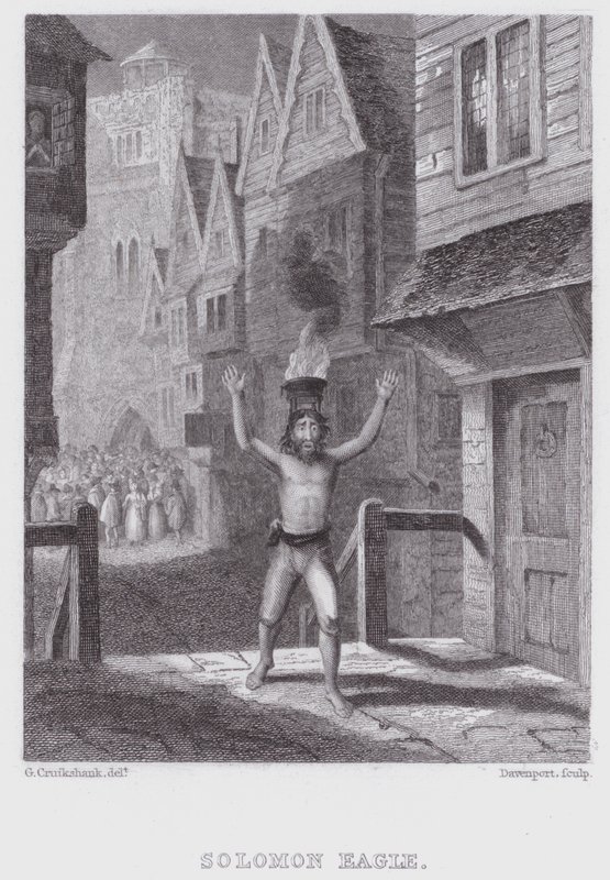 Solomon Eagle by George (after) Cruikshank