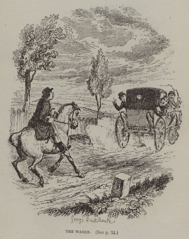 The Wager by George (after) Cruikshank