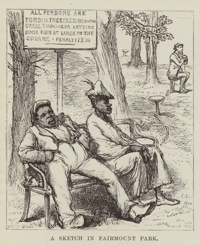 A Sketch in Fairmount Park by George Augustus Sala