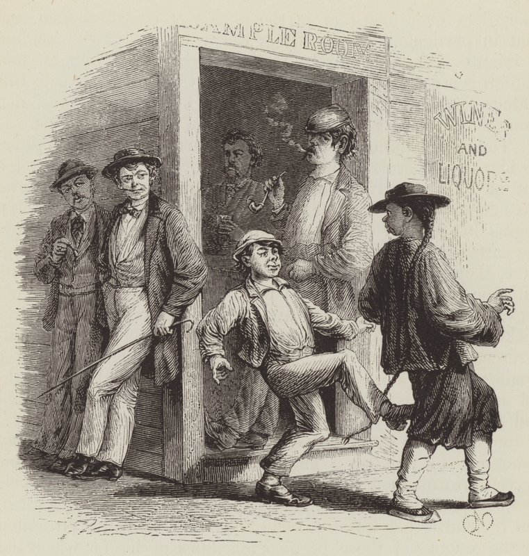 Attacking Chinese in San Francisco by George Augustus Sala
