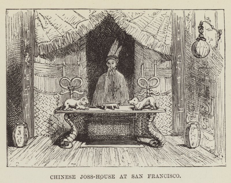 Chinese Joss-House at San Francisco by George Augustus Sala