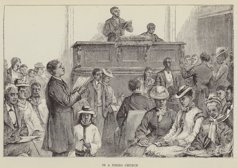 In a Black Church by George Augustus Sala