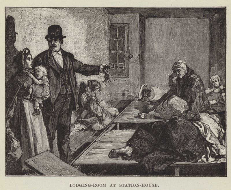 Lodging-Room at Station-House by George Augustus Sala