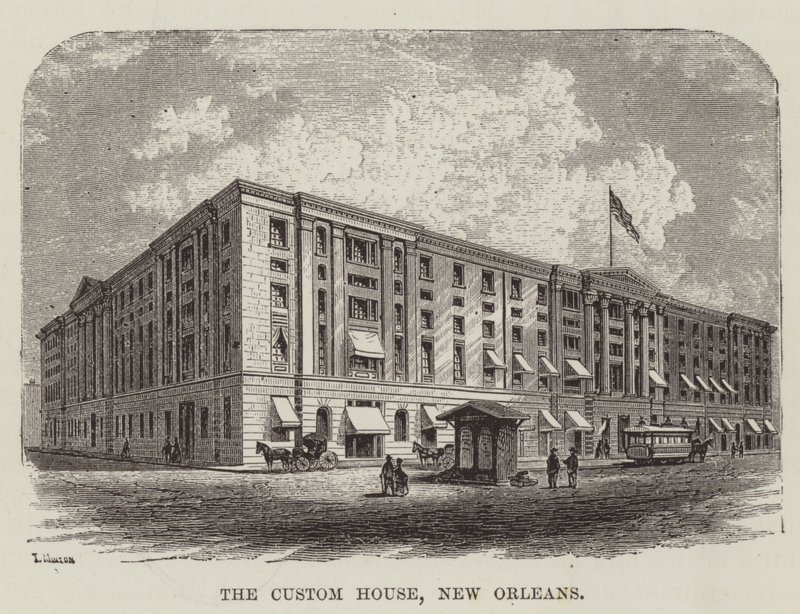 The Custom House, New Orleans by George Augustus Sala