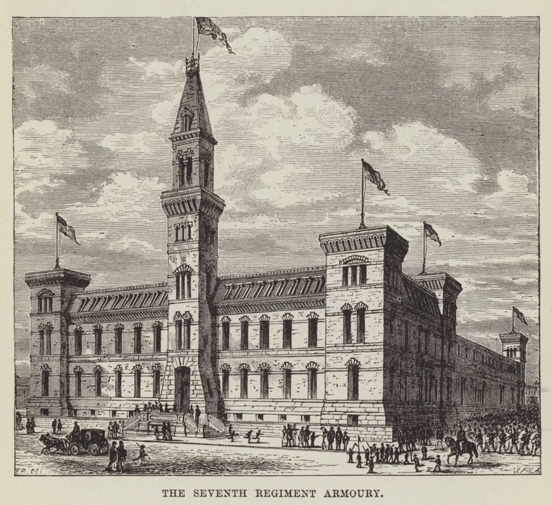 The Seventh Regiment Armoury by George Augustus Sala