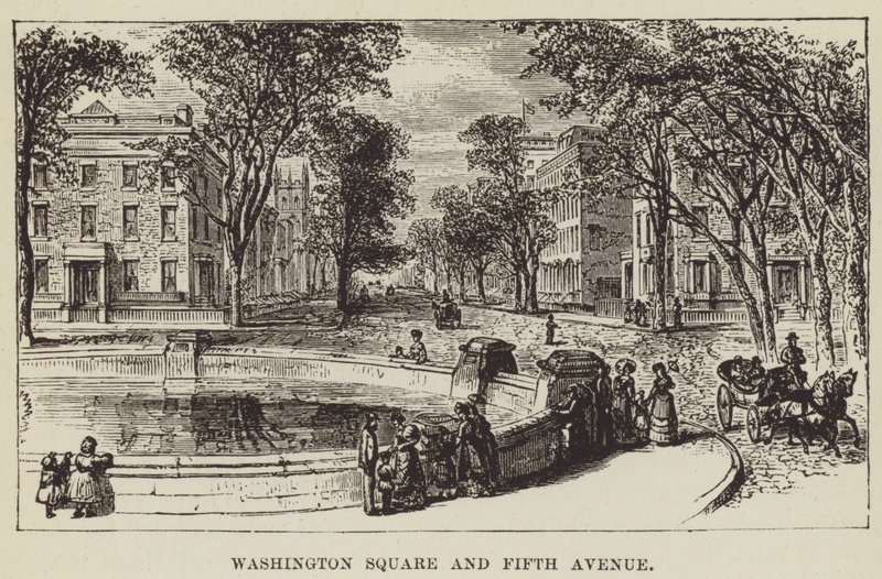 Washington Square and Fifth Avenue by George Augustus Sala