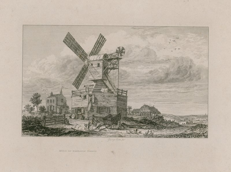 Mill on Wimbledon Common by George Cooke