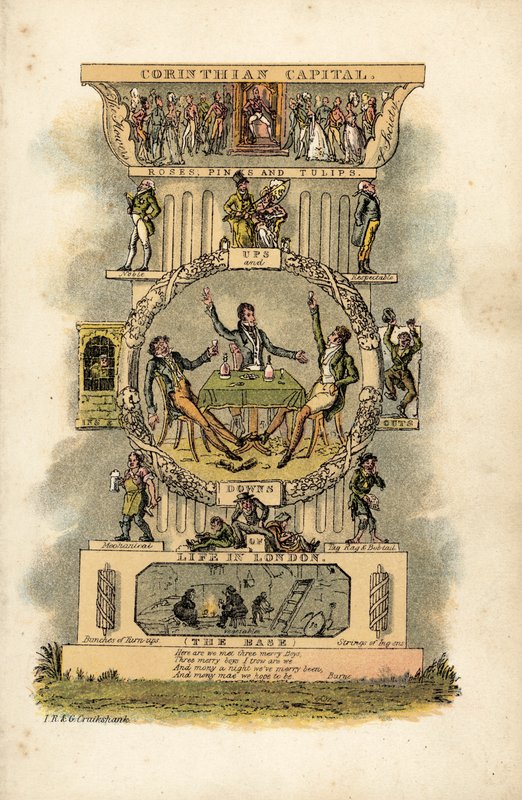 Corinthian Capital by George Cruikshank
