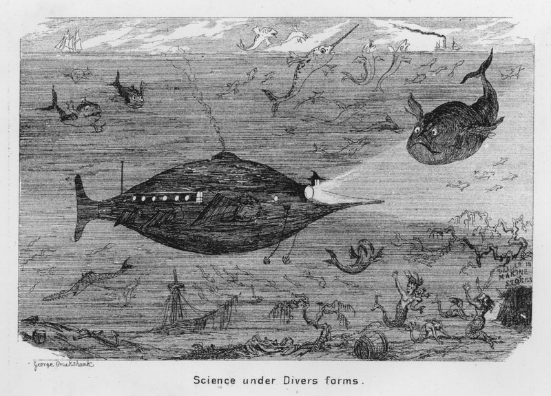 Science under divers forms by George Cruikshank