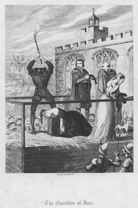 The Execution of Jane by George Cruikshank