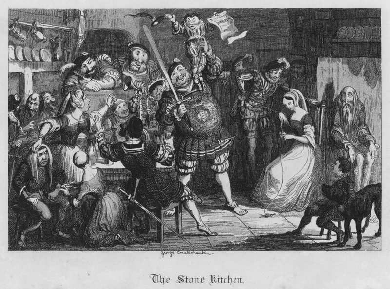 The Stone Kitchen by George Cruikshank