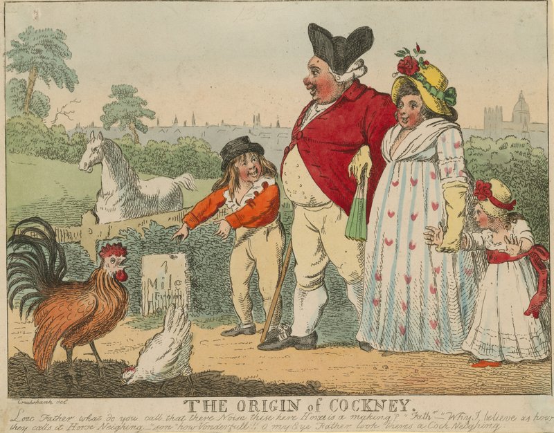 The Origin of Cockney by George Cruikshank