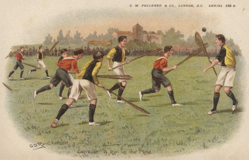 Lacrosse by George Derville after Rowlandson