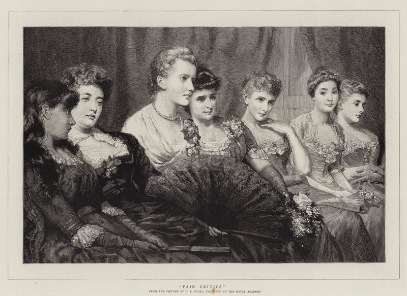 Fair Critics by George Elgar Hicks