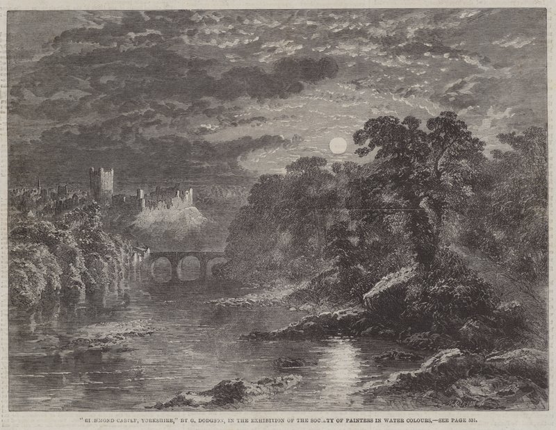 Richmond Castle, Yorkshire by George Haydock Dodgson