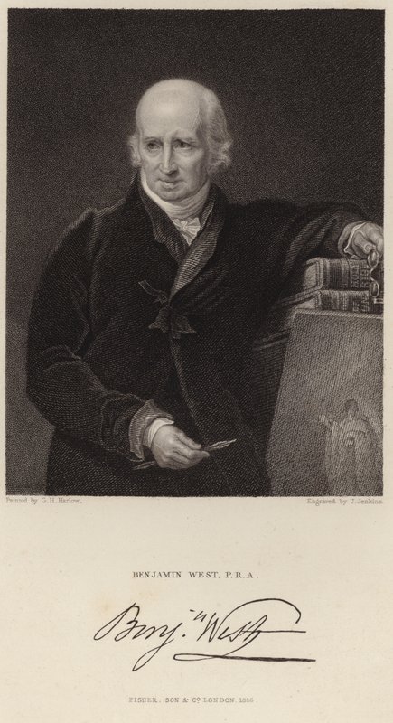 Portrait of Benjamin West by George Henry Harlow