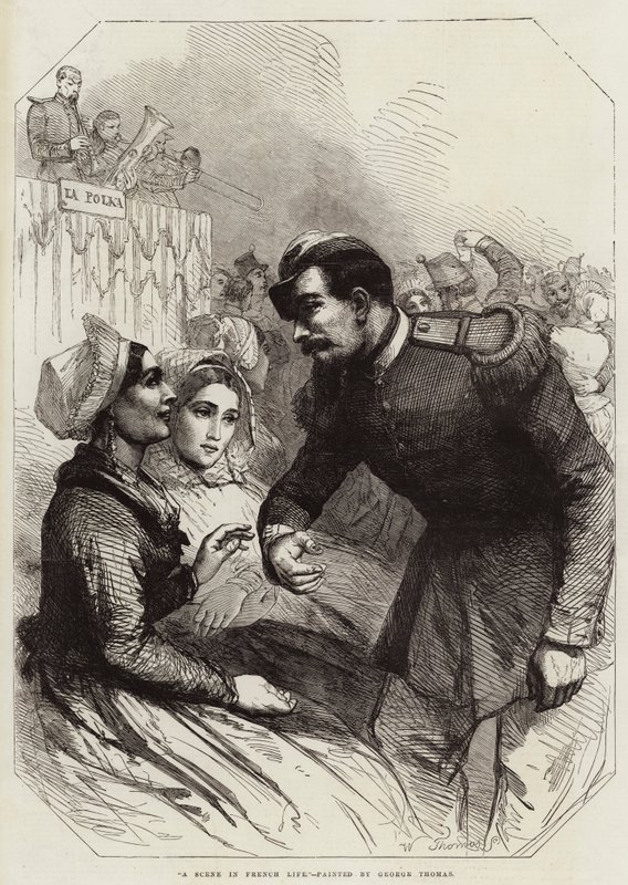 A Scene in French Life by George Housman Thomas