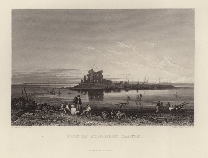 Pile of Fouldrey Castle by George Pickering