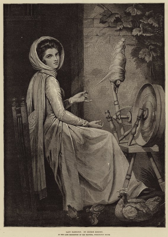 Lady Hamilton by George Romney